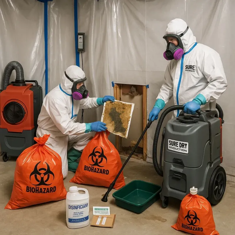Contaminated Water Handling Protocols process in Hidden Meadows, CA
