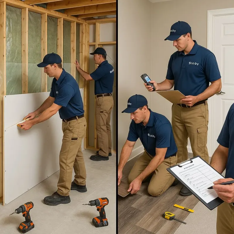 Repairs and Reconstruction process in Hidden Meadows, CA